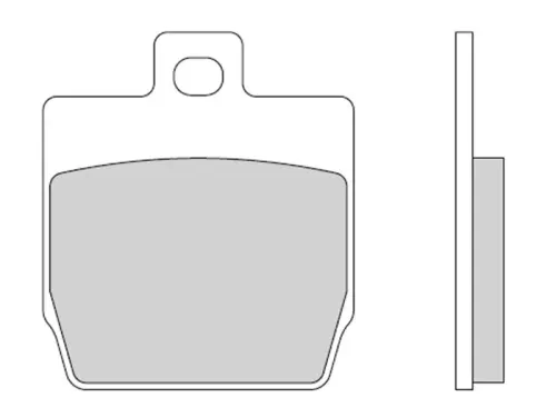 remblokken BGM pro sintersport 45.6x52.5mm  mbk nitro 50cc 1997 (r), stunt 50cc 2000 (v), yamaha aerox 50cc 1997 (r), slider 50cc 1999 (f)aerox (r) q 50cc 1998 (r )