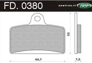Remblokken Derbi GPR