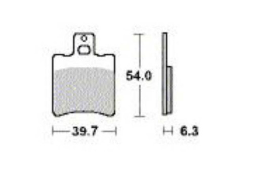 Remblokken - Yamaha - Neo's - Voor