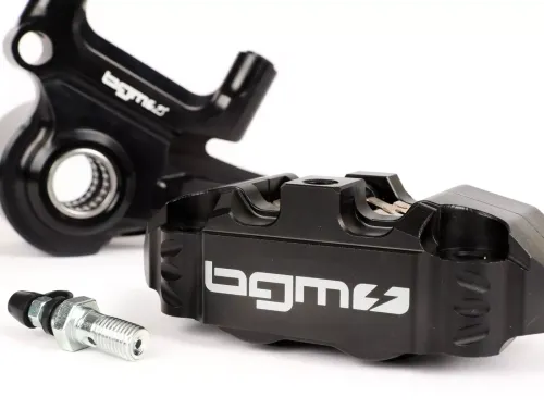 Remklauw Voor incl. Remklauwbevestiging BGM PRO, CNC Touring, 4 Zuiger Radiale Montage Remtrommel Type Piaggio