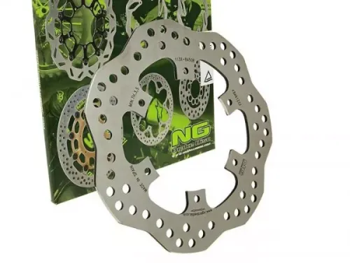 Remschijf NG Wavy 220x105x4mm Piaggio Liberty 50 Le (1997 2002) Voor Links