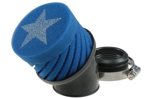 Luchtfilter - Stage 6 - Powerfilter - 44mm aansluiting - Blauw