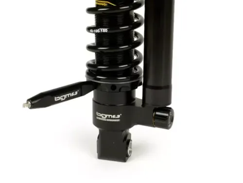 schokbreker, voor  BGM pro f16 competition, 280mm (bevestigingstype: lug)   vespa gts 300 (2014 2016), gts 250 (2014 2016),  zwart