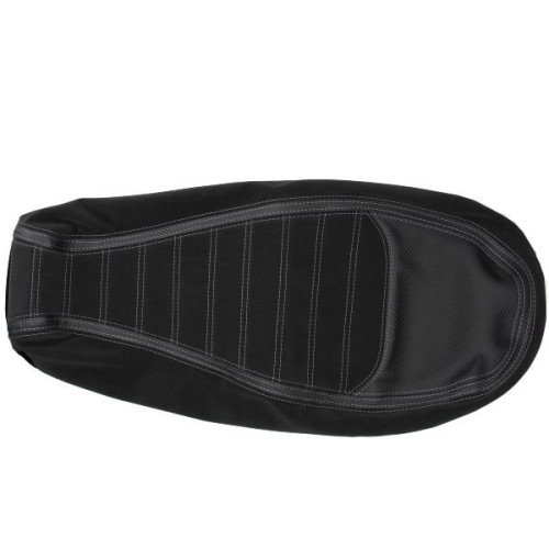 Buddydek Segway E110 / E125 Zwart / carbon (grijs stiksel)