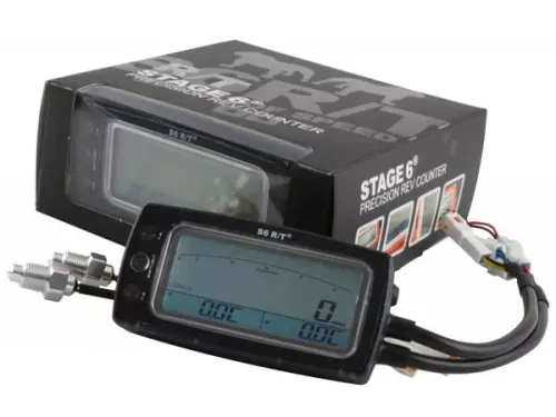 Stage6 R/T Toerenteller - Inclusief 2 Temperatuur meters - Zwart