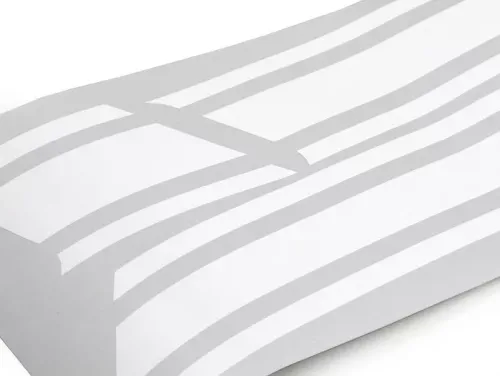 sticker voor zijpaneel  lambretta  dl, gp   wit