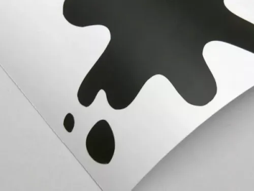 sticker  lambretta inktvlek  dl, gp   mat zwart