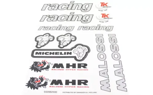 Malossi Stickerset (met Michelin)