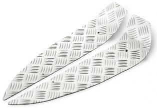 Treeplankset - Alu / Zilver - Yamaha Aerox