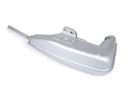 Uitlaat body  BGM pro clubman v4.0  lambretta (serie 1 3) zilver