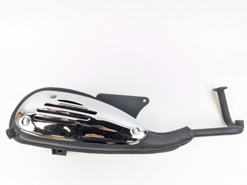 Uitlaat China GY6 Euro 4 -  AGM / BTC / Riva (dubbele schokbreker) 