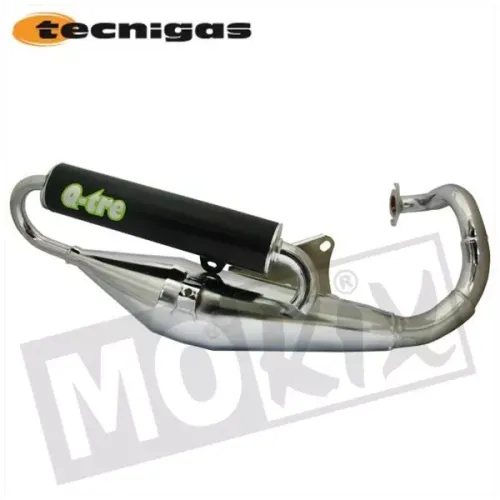 Uitlaat Tecnigas Q-tre chroom Peugeot Verticaal (speedfight / Vivacity)
