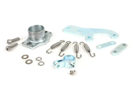 Uitlaat BGM PRO Clubman V4.0 Voor QUATTRINI M210 Lambretta (1e serie - 2e serie, 3e serie) Ongeverfd