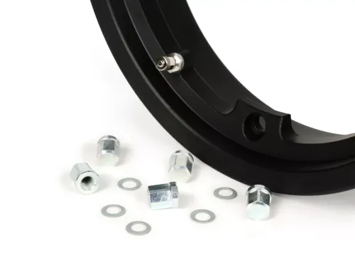 velg  BGM pro tubeless 2.10 10 inch, aluminium  vespa (type px)   vespa smallframe v50, 50n, special, pv, et3, pk50 125 (s/xl/xl2), largeframe px, t5, sprint, rally , gt/gtr, lml star, deluxe   zwart