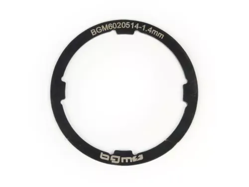 versnellingsbak shim  BGM origineel  vespa smallframe v50, pv125, et3, pk   largeframe px efl (1984 ), cosa, t5 125cc   1,40mm (+0,0 /  0,04mm)