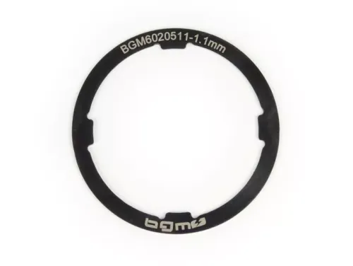 versnellingsbak shim  BGM origineel  vespa smallframe v50, pv125, et3, pk   largeframe px efl (1984 ), cosa, t5 125cc   1,10mm (+0,0 /  0,04mm)