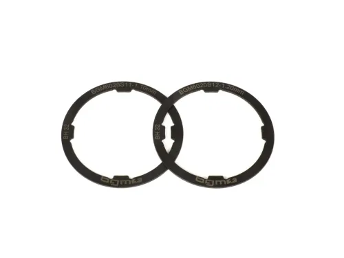 versnellingsbak shim set  BGM original  vespa smallframe v50, pv125, et3, pk   largeframe px efl (1984 ), cosa, t5 125cc   0,90 1,40mm (+0,0 /  0,04mm)   6 stuks
