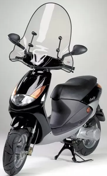 Windscherm Peugeot Vivacity F.fabbri zonder rand