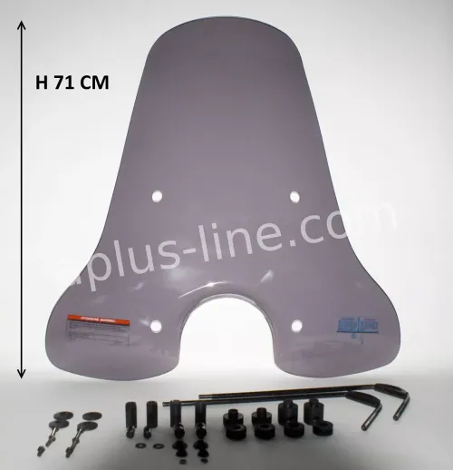 Windscherm Vespa LX - Smoke