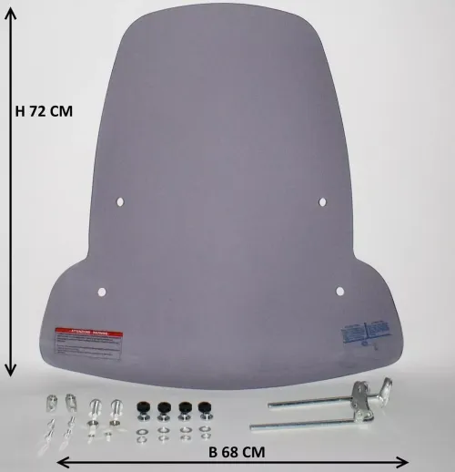 Windscherm Sym Mio Hoog - Smoke