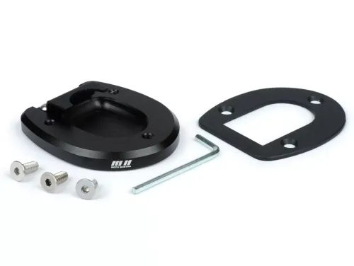 Zijstandaard Voetvergroter MOTO NOSTRA Zwart Mat Vespa GT, GT L, GTS 125-300, GTV, GTS 125-300 Super