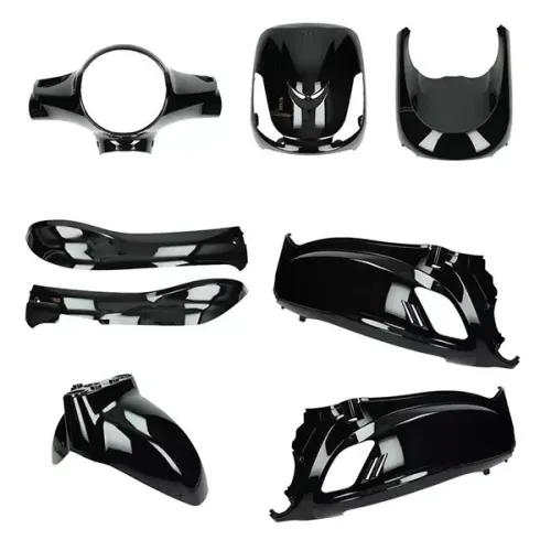 Kappenset Sym Fiddle 2 - Glans zwart