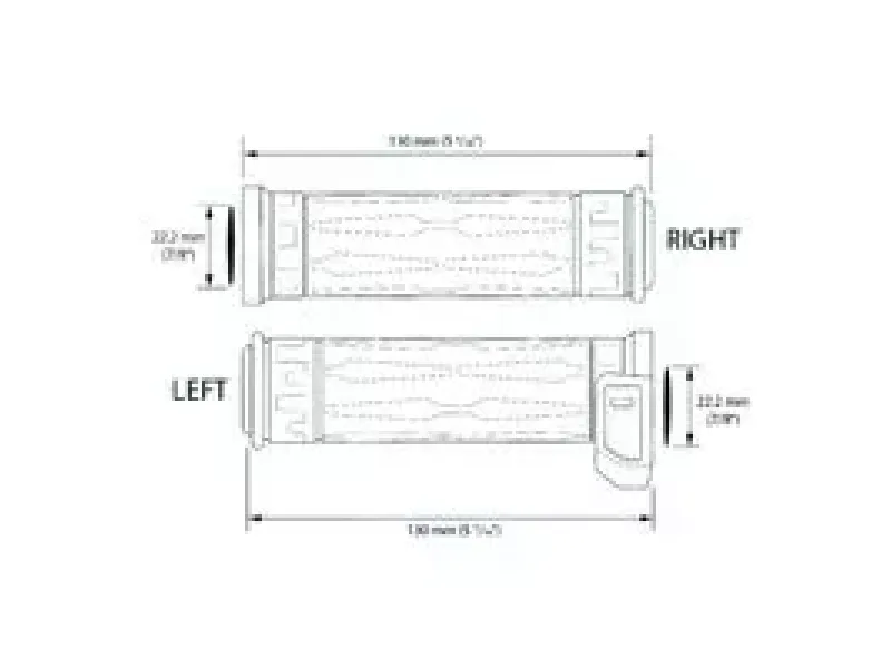 Verwarmde Handgreep Koso Apollo 7/8" + 7/8" L=130mm B. Duimverwarming ATV Sneeuwscooter Schrijf recensie