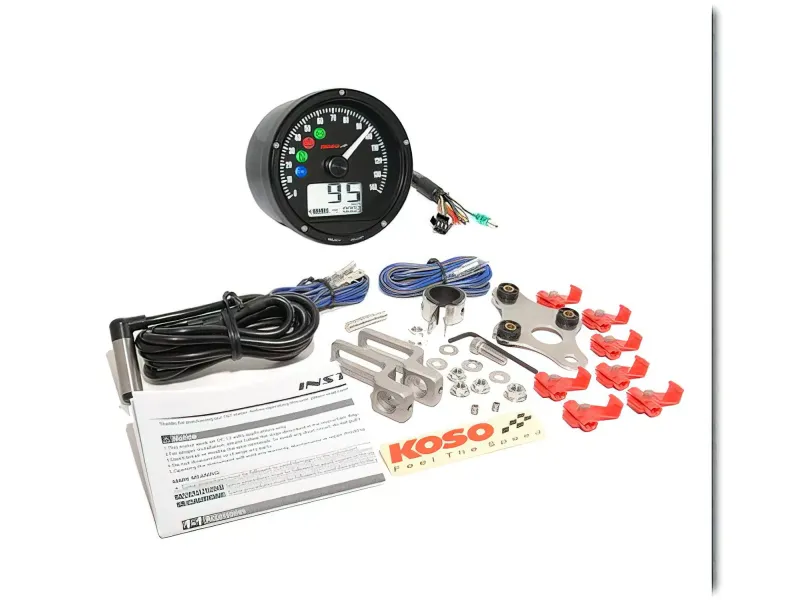 Snelheidsmeter Koso D75 Zwart Max. 140KM/U OF MPH