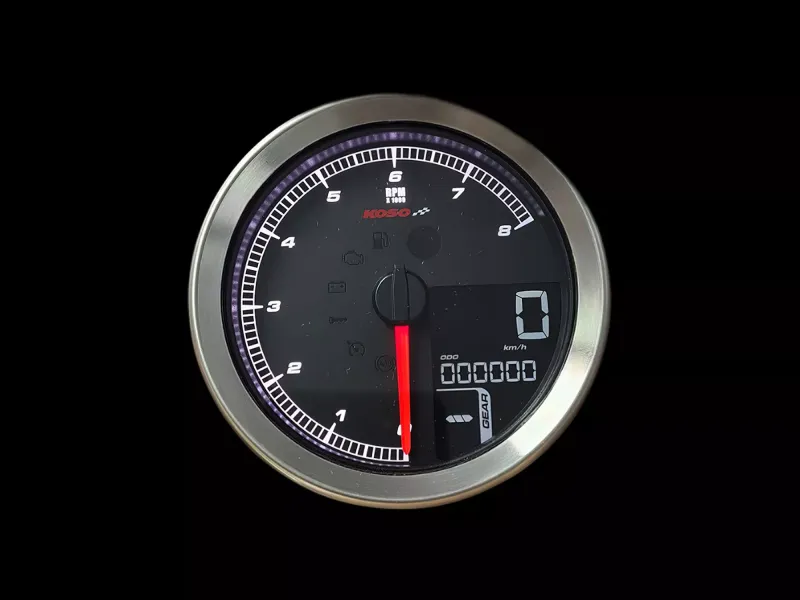 Snelheidsmeter Koso Chrome Harley Davidson HD / XL-883 / XL-1200 / Dyna/ SoftailNA 2011