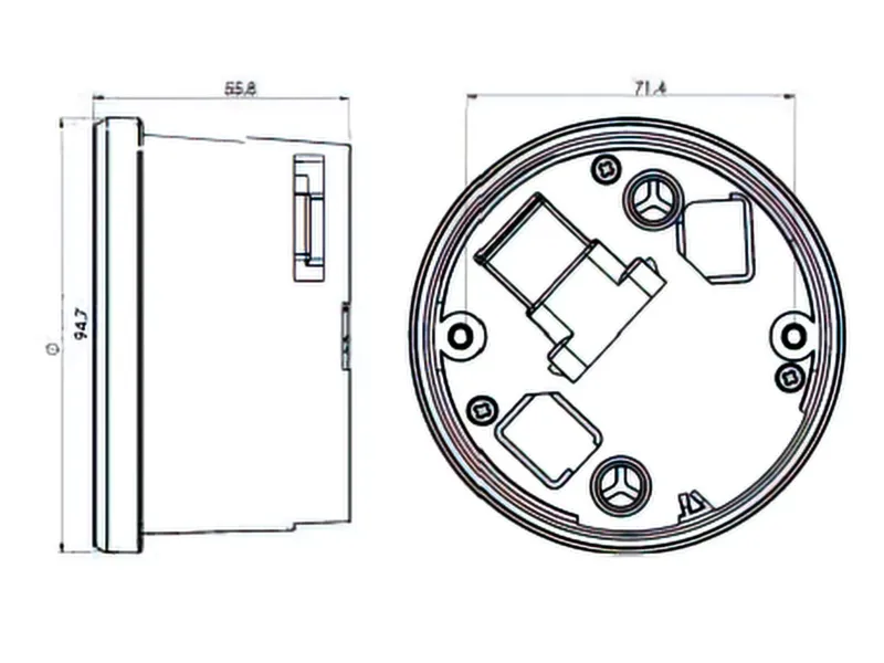 Snelheidsmeter Koso Chrome Harley Davidson HD / XL-883 / XL-1200 / Dyna/ SoftailNA 2011