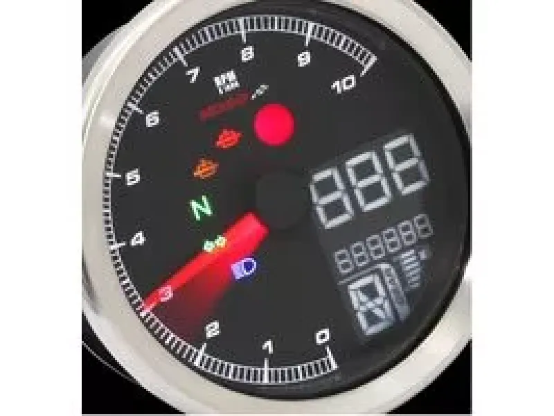 Snelheidsmeter / Tachometer Koso TNT-04 Zwart Max. 10000 RPM / 360 Km/h