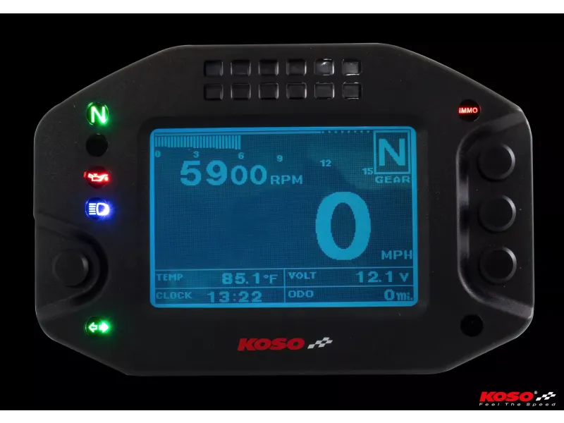 Snelheidsmeter  Multifunctionele Koso RS2