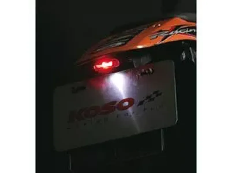 Achterlicht LED Met Kentekenverlichting Koso Hawkeye Tinted CE-Markering