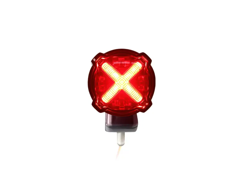 Achterlicht Led M. Remlicht M. Houder Koso GT-02S Rood CE-Markering