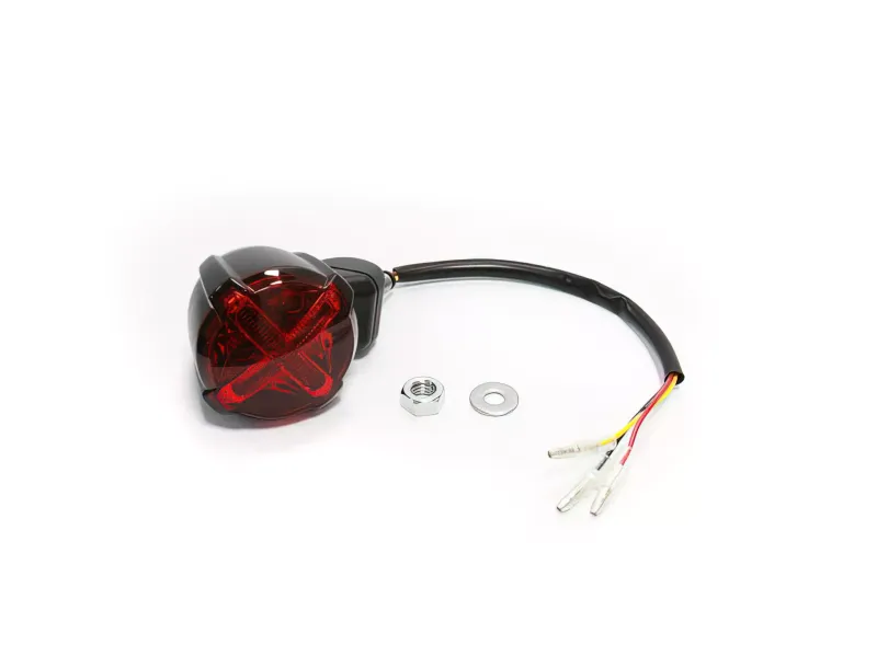 Achterlicht Led M. Remlicht M. Houder Koso GT-02S Rood CE-Markering