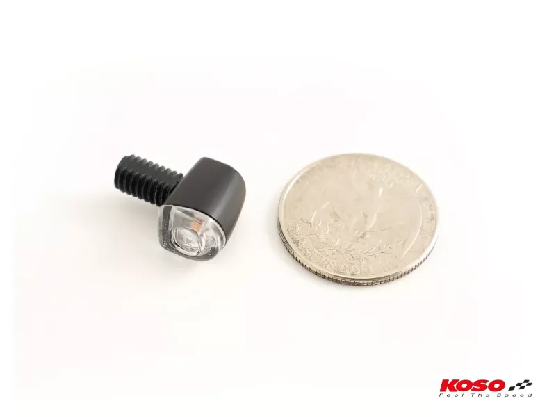 Indicatoren Led Met  Achterlicht Koso Nano Zwart CE-Markering