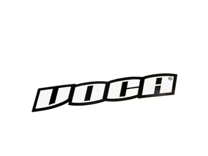 Sticker Voca Zwart Wit 120x25mm