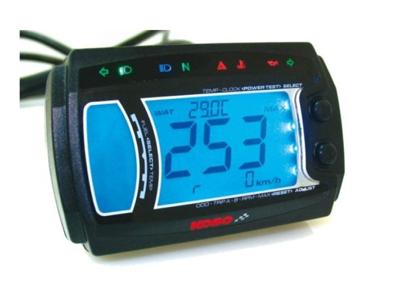 Kilometerteller / Temperatuurmeter / Tankmeter - Blauwe verlicht