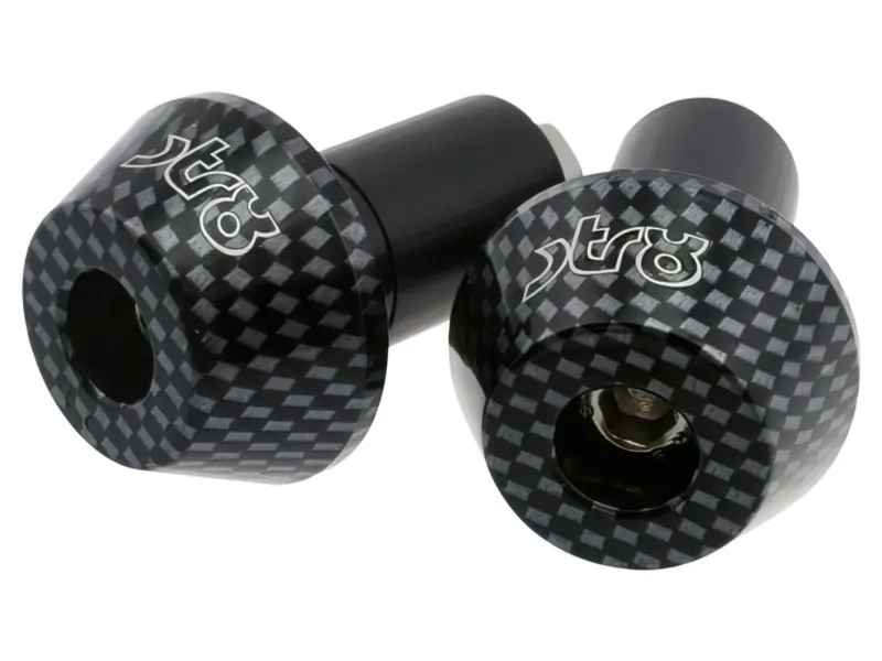 STR8 Stuur Einde Anti-Vibratie Shorty - Carbon