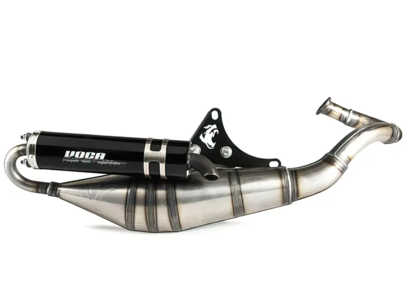 Voca Racing Uitlaat Sabotage V2 50/70 Piaggio NRG / Typhoon Zwarte Geluiddemper
