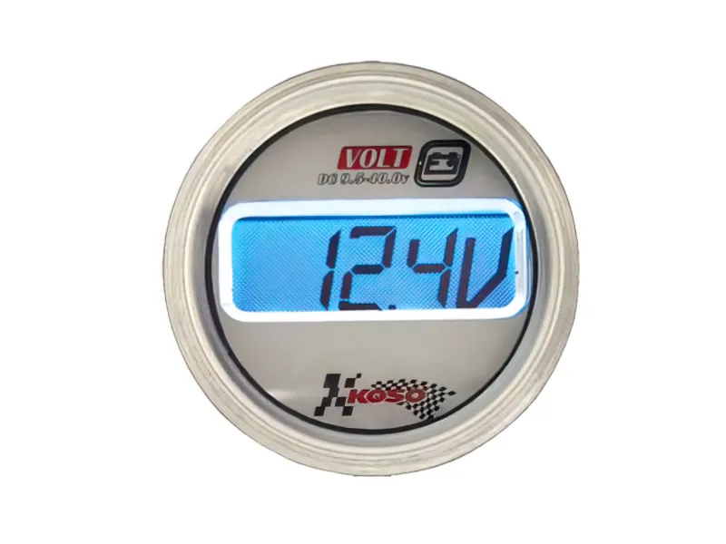 Voltmeter Voor  Koso LCD, Rond, D=48X57MM