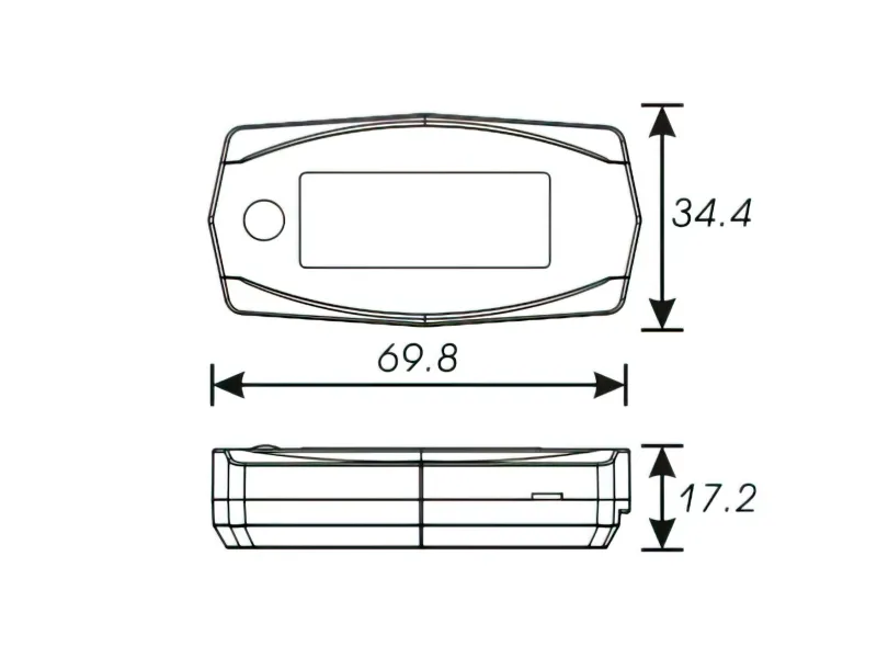 RPM En Uurmeter Koso Mini 4