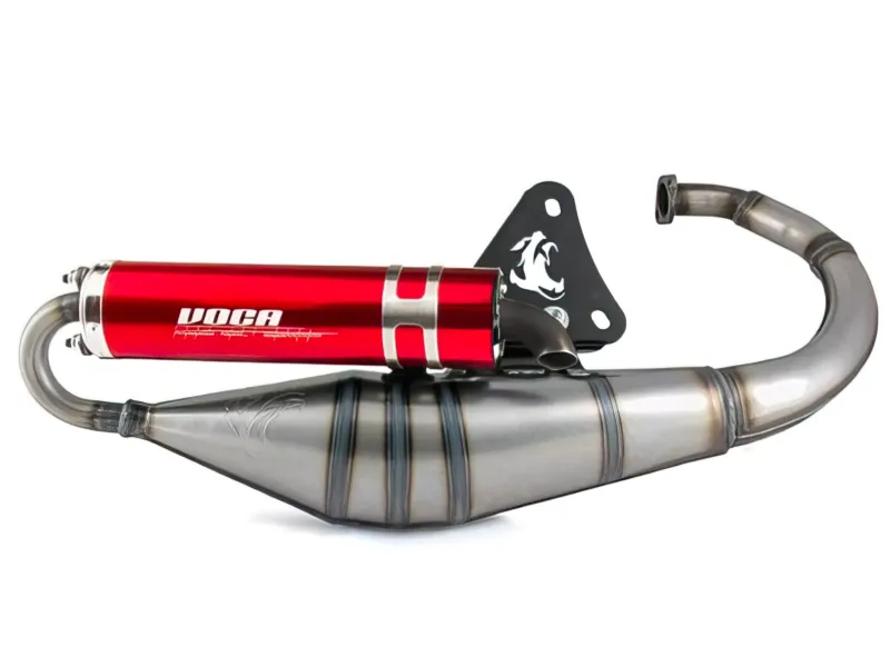 Voca Racing Uitlaat Sabotage V2 50/70 Yamaha BW'S / Slider Rode Geluiddemper