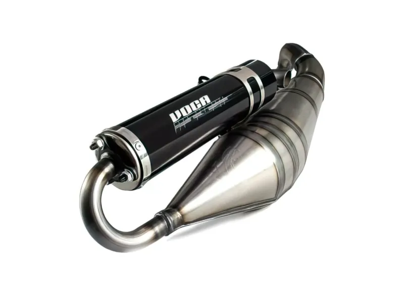 Voca Racing Uitlaat Sabotage V2 50/70 Piaggio NRG / Typhoon Zwarte Geluiddemper