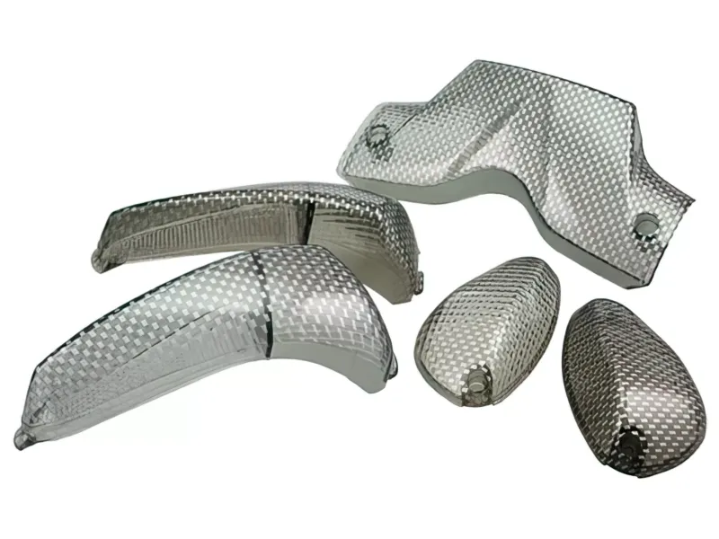Knipperlicht Set STR8 (4) Met Achterlicht Gilera Runner NA 2003 Carbon Look
