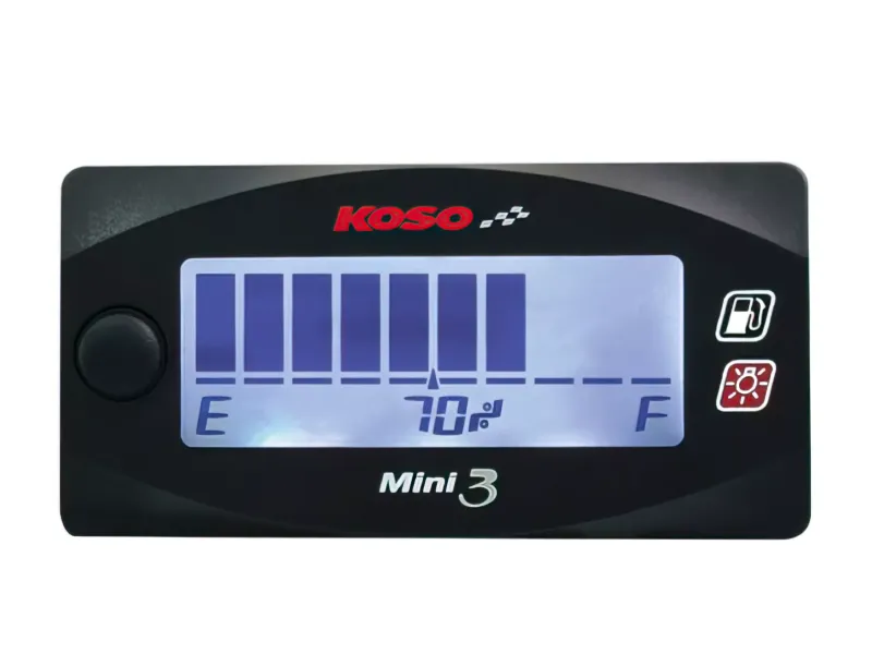 Brandstofmeter Koso Mini Digitale Stijl 3