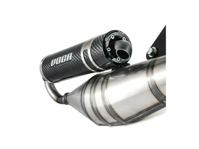 Voca Racing Uitlaat Sabotage V2 50/70 Piaggio NRG / Typhoon  Carbon Look Geluiddemper