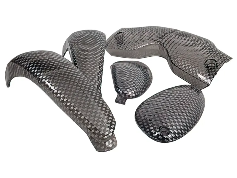 Indicatorlens Set STR8 (4) Met  Achterlicht Gilera Runner Voor 2003 Carbon  Look