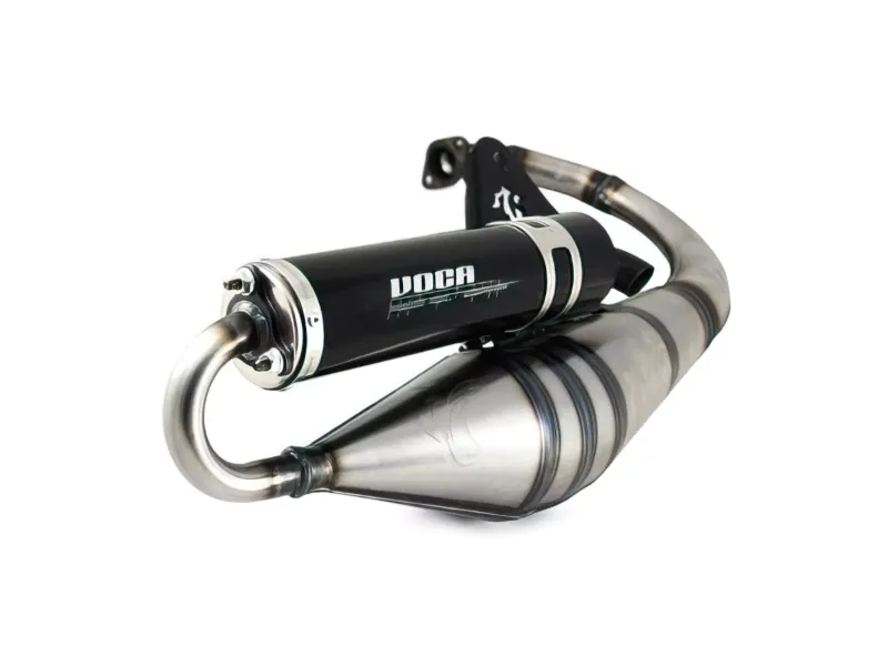 Voca Racing Uitlaat Sabotage  V2 50/70 Yamaha BW'S / Slider Zwarte Geluiddemper
