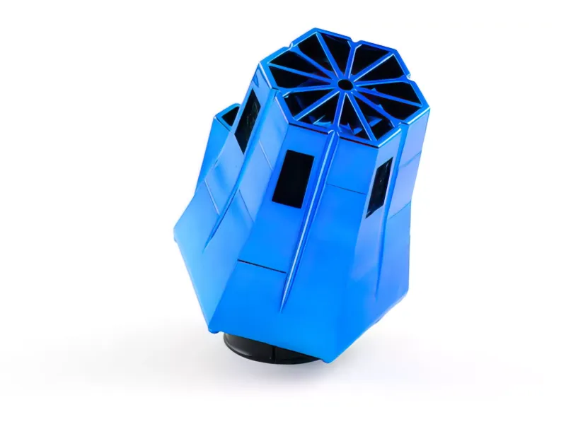STR8 Luchtfilter D.28-35 Evo 30° Hoek Blauw / Zwart Schuim